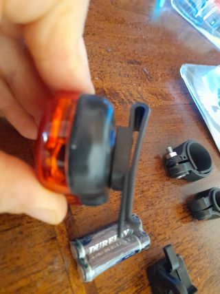 Fanalino ovale 3 LED per biciclette