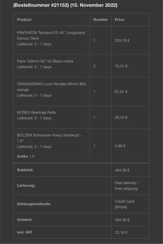 Longboard Pantheon Tandava