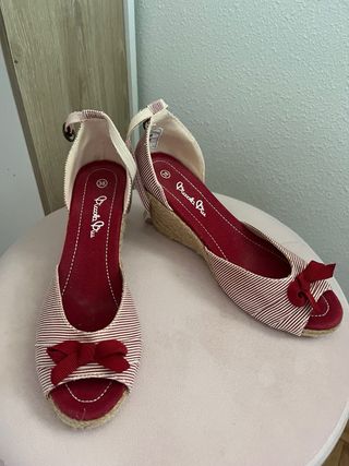 Sandalias con plataforma.