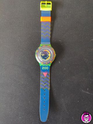 Swatch Scuba Diving 200 ⌚ Orologio Quarzo Watch Sw