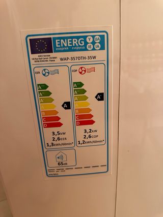Aire acondicionado portatil impoluto