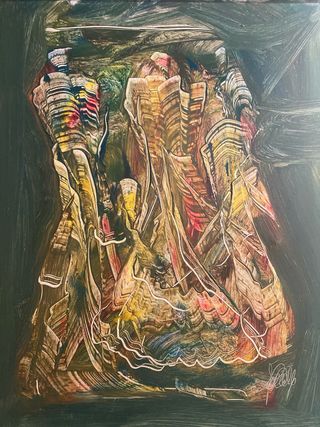 Quadro pittore Ferruccio Colla