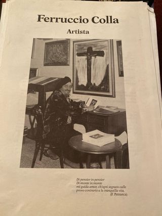 Quadro pittore Ferruccio Colla