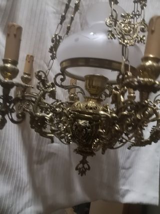 Lámparas de bronce