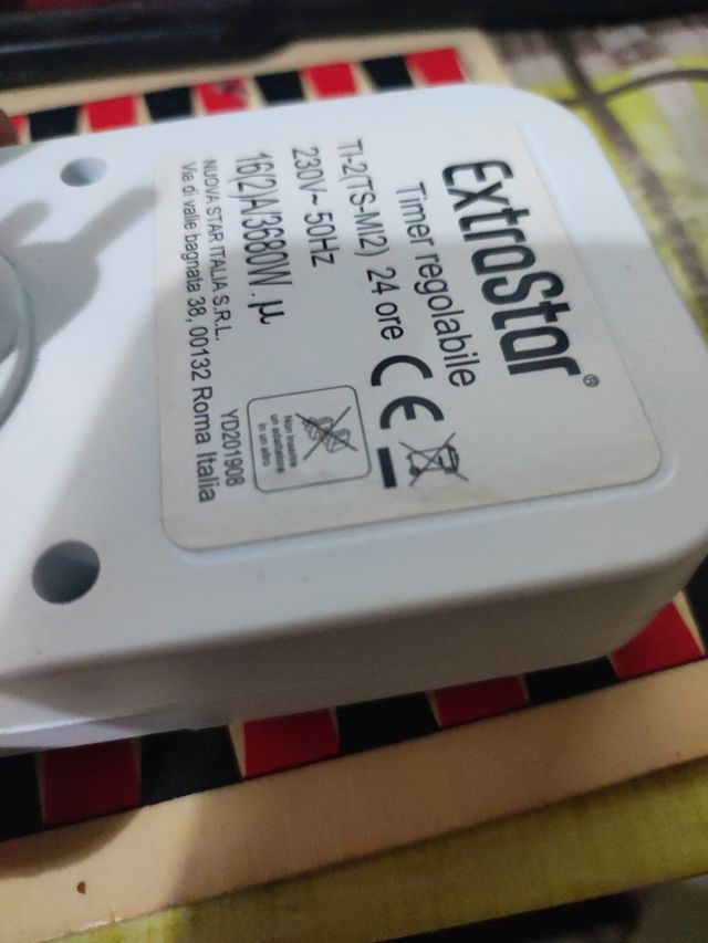 ExtraStar timer regolabile 24 ore 📟