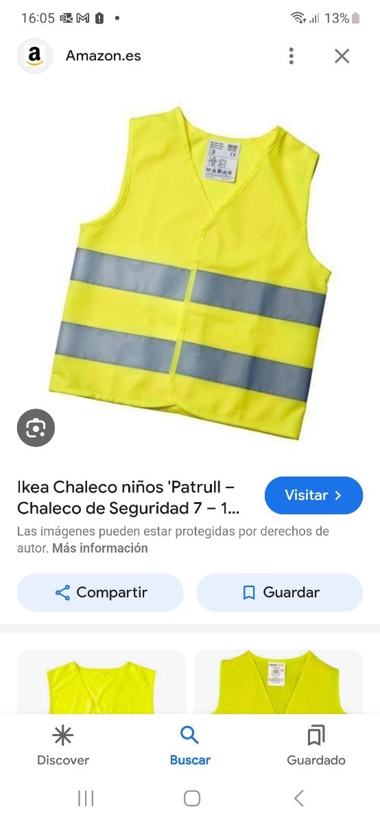 Chaleco seguridad