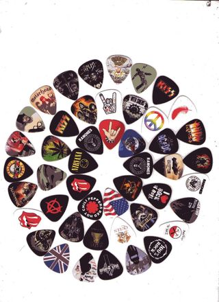 72 unidades puas de guitarra mix banda guitarrista