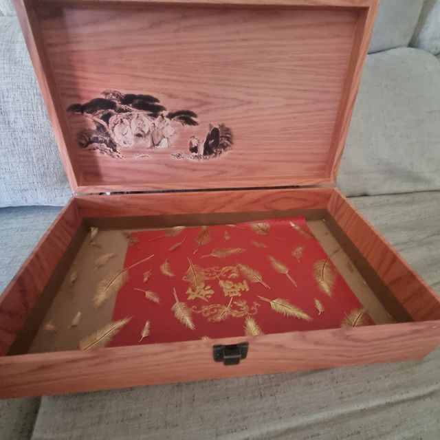 Caja madera China NUEVA