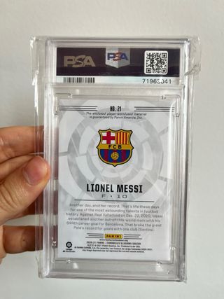 MESSI TOPPS PATCH RELIC PANINI CROMOS PATCH