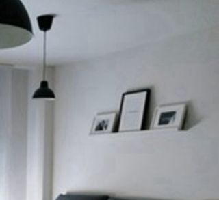 Lampara Ikea techo negra 19cm