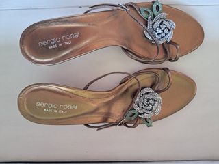 Sandalo "Sergio Rossi" tacco 5 cm