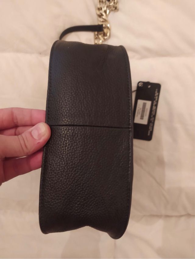 JAVIER SIMORRA - bolso piel negro bandolera