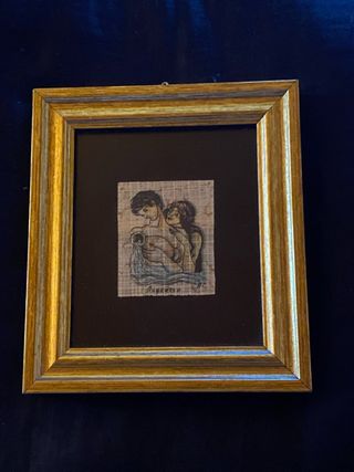 Miniatura su papiro di Siracusa ACQUARIO