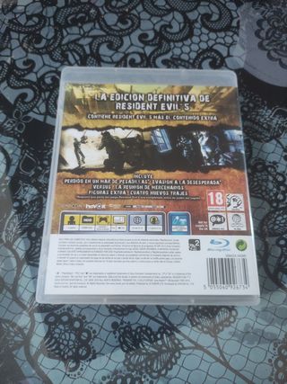 Resident evil 5 gold edition ps3