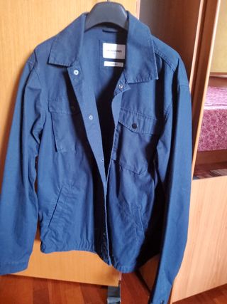 Giacca leggera Jack & Jones blu L uomo