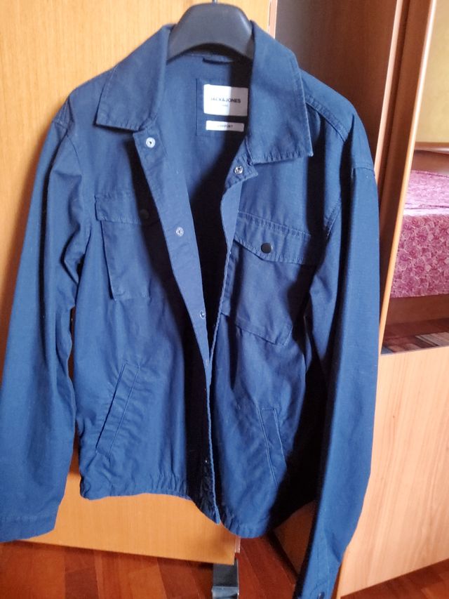 Giacca leggera Jack & Jones blu L uomo