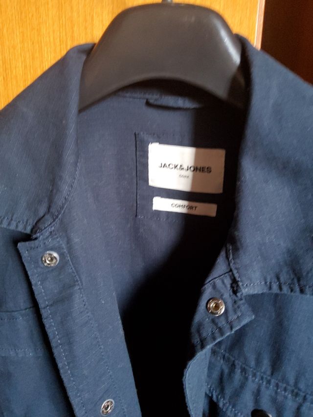 Giacca leggera Jack & Jones blu L uomo