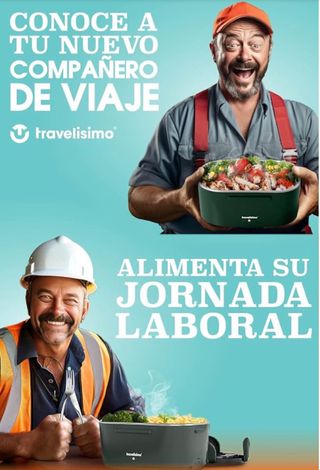 Fiambrera elétrica 80w travelisimo