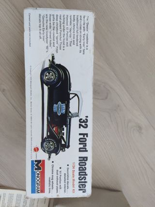 Maqueta '32 Ford Roadster año 1974