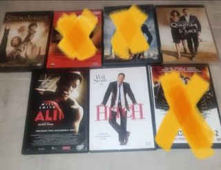 Peliculas en dvd a 2,5€ la unidad