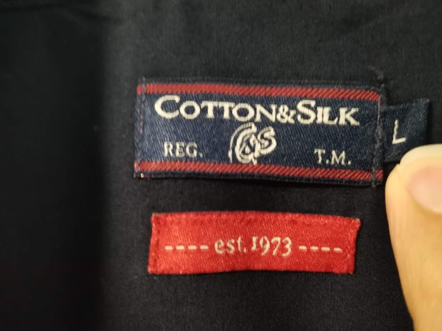 Camicia uomo C&S Blu scuro taglia L