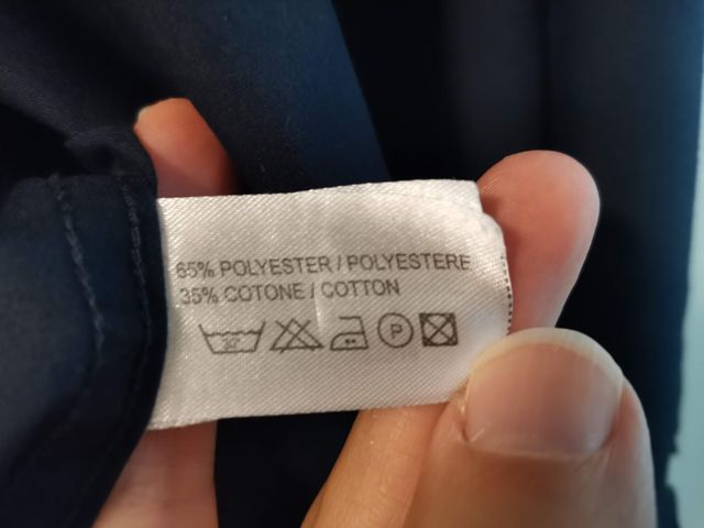 Camicia uomo C&S Blu scuro taglia L