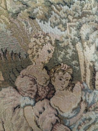 Cojín con tapiz diseño francés antiguo