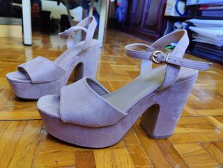 Sandalias de tacón con plataforma