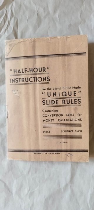 Regla calculo, antigua . Unique