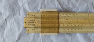 Regla calculo, antigua . Unique