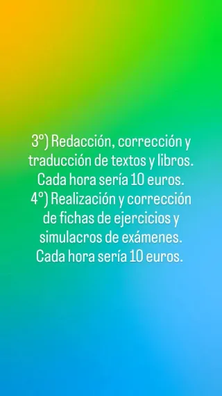 CLASES DE APOYO Y REFUERZO