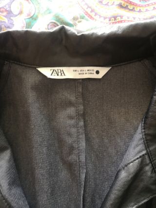 Sobrecamisa polipiel zara