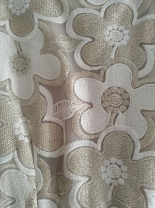 Vestido fiesta dorado