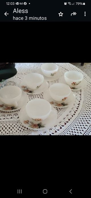 Juego de café vintage