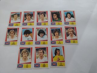 13 cromos Inglaterra, Mundial Argentina 78 Fher.