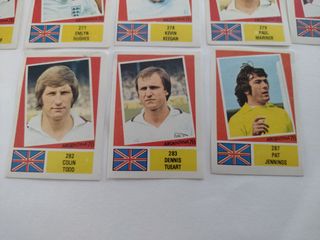 13 cromos Inglaterra, Mundial Argentina 78 Fher.
