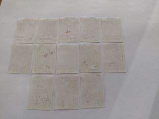 13 cromos Inglaterra, Mundial Argentina 78 Fher.