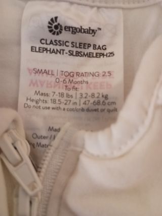Pijama bebé saco
