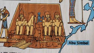 Papiro gigante comprado en el Cairo, 60 x 42 cm.