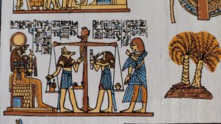 Papiro gigante comprado en el Cairo, 60 x 42 cm.