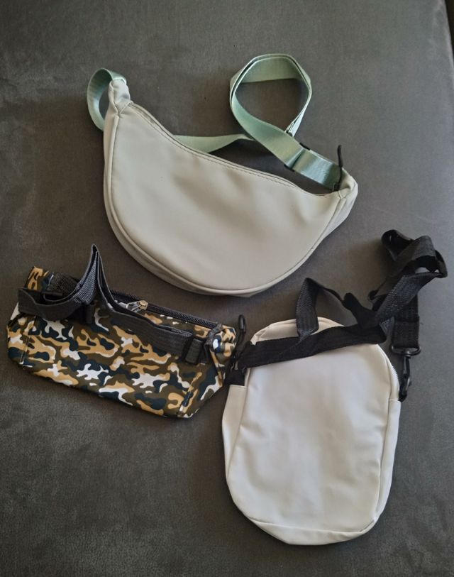 Lote 3 bolsos/riñonera Nuevos