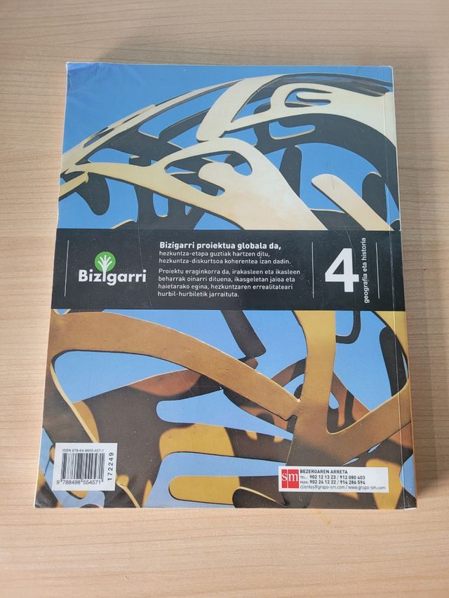 Libro 4 ESO DBH geografia eta historia