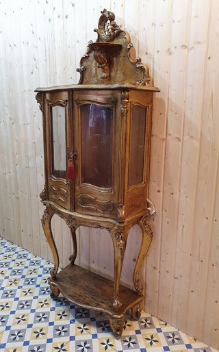 ANTIGUA VITRINA EXPOSITORA PAN DE ORO