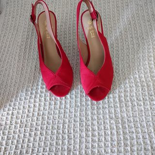 Zapatos tacón Rojos