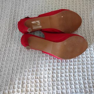 Zapatos tacón Rojos