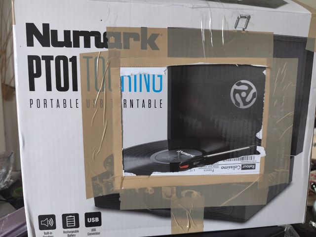 Numark PT01 Touring – Plato Giradiscos de Maleta U