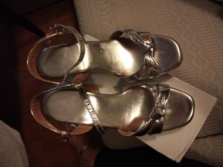 Preciosas cuñas plata talla 41