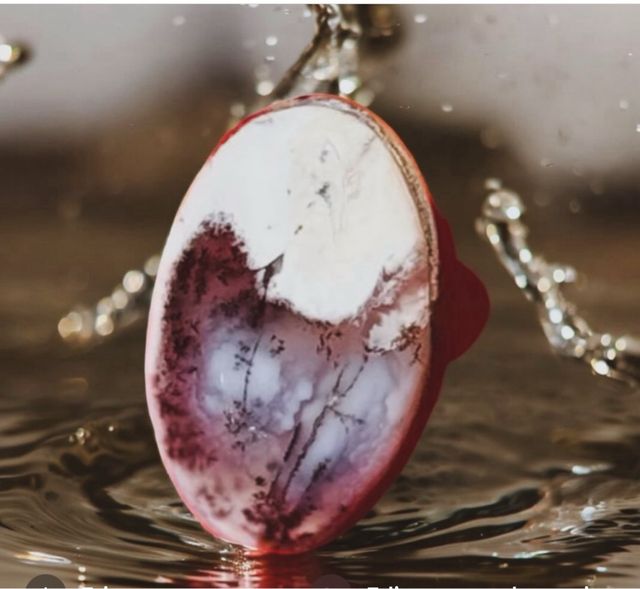 Anillo plata opalo dentritico