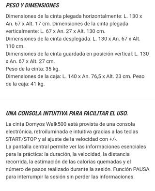 Cinta andar o correr Domyos Walk 500