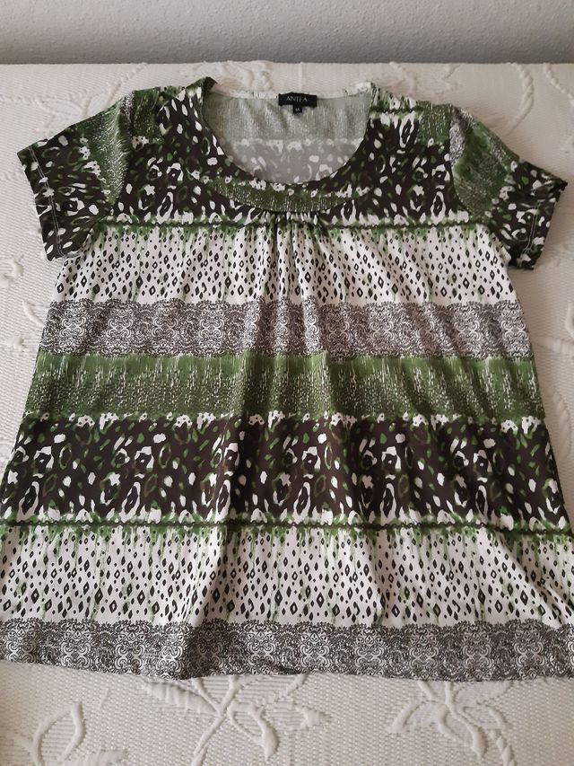 Lote 4 camisetas señora manga corta